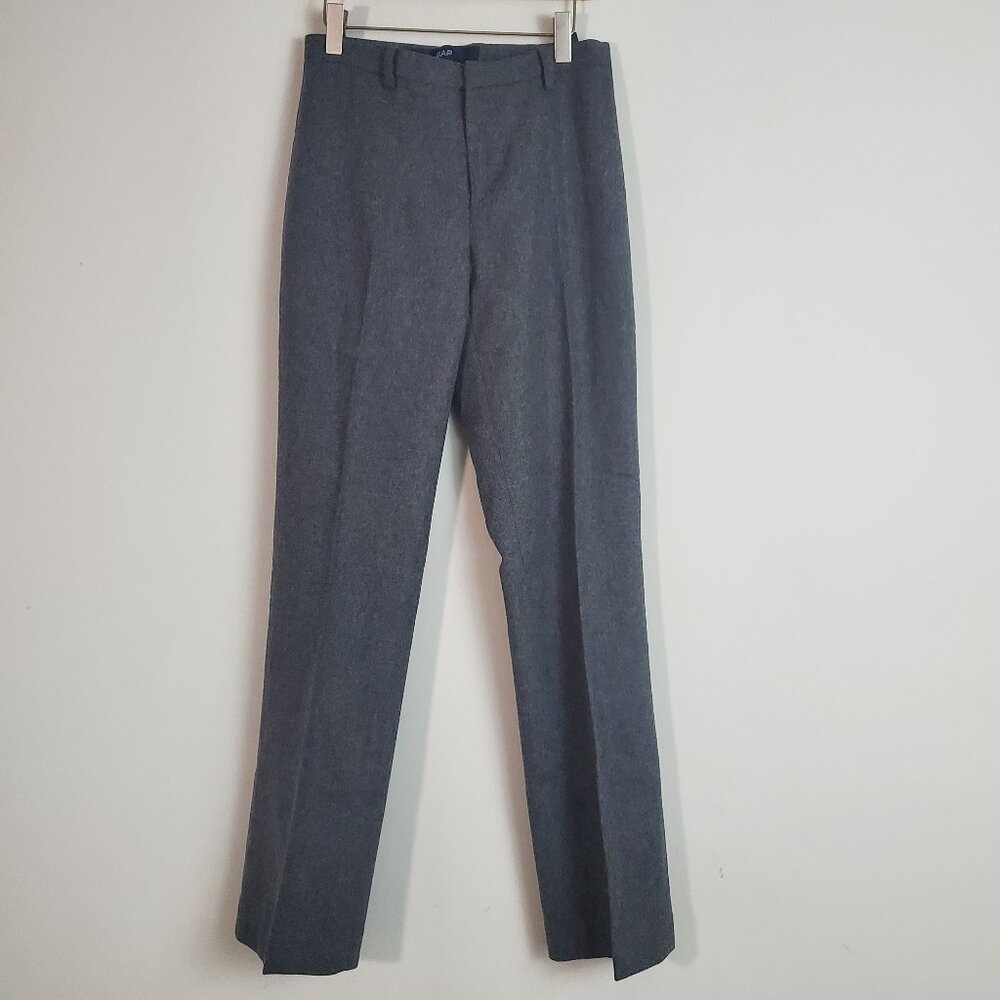 Gap Vintage Dress Pants Gray 0 Virgin Wool Y2K Business Preppy Academia Trousers